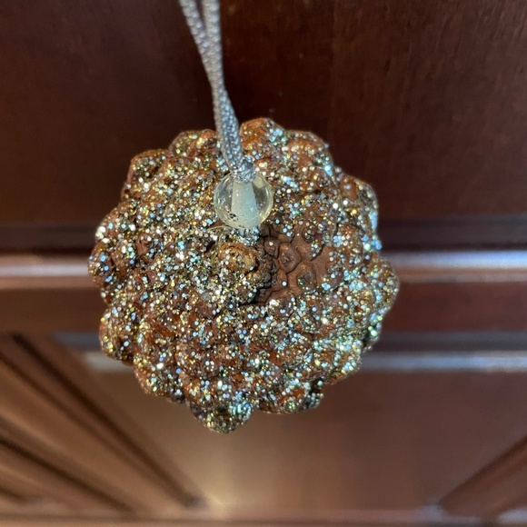 Pinecone Ornaments with Glitter & Beads, Set of 24, NWT - Picture 8 of 16